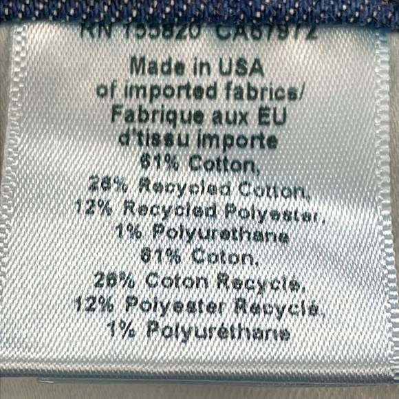 New Veronica Beard Carly Kick Flare Crop High Rise Jeans Cornflower Blue Sz 23 - Picture 10 of 11